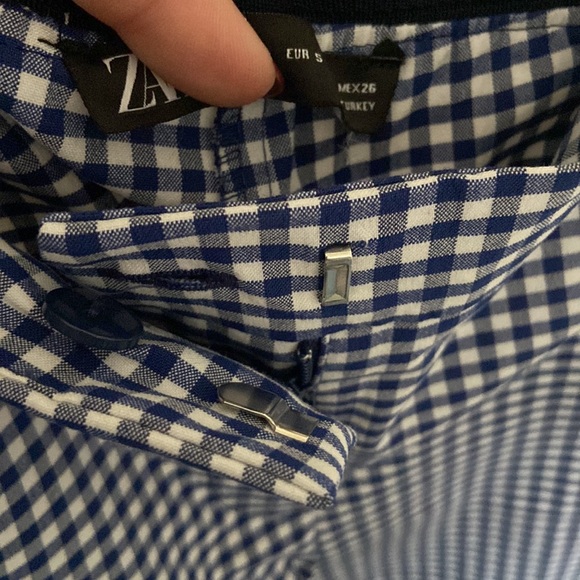 Zara womans gingham pants - Picture 5 of 5